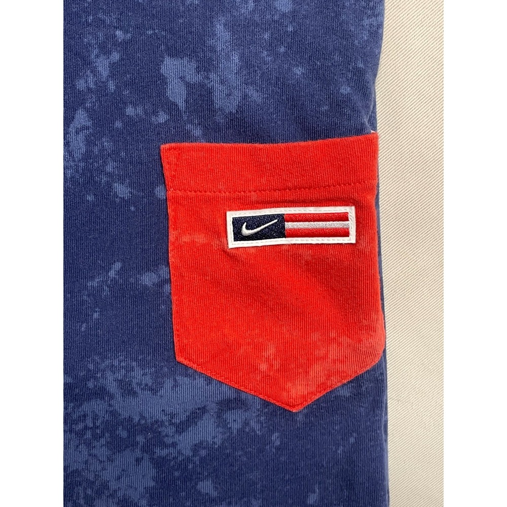 Mens Nike Tshirt Top sz XxL Blue Tie Dye cotton‎ Blue - Picture 9 of 11